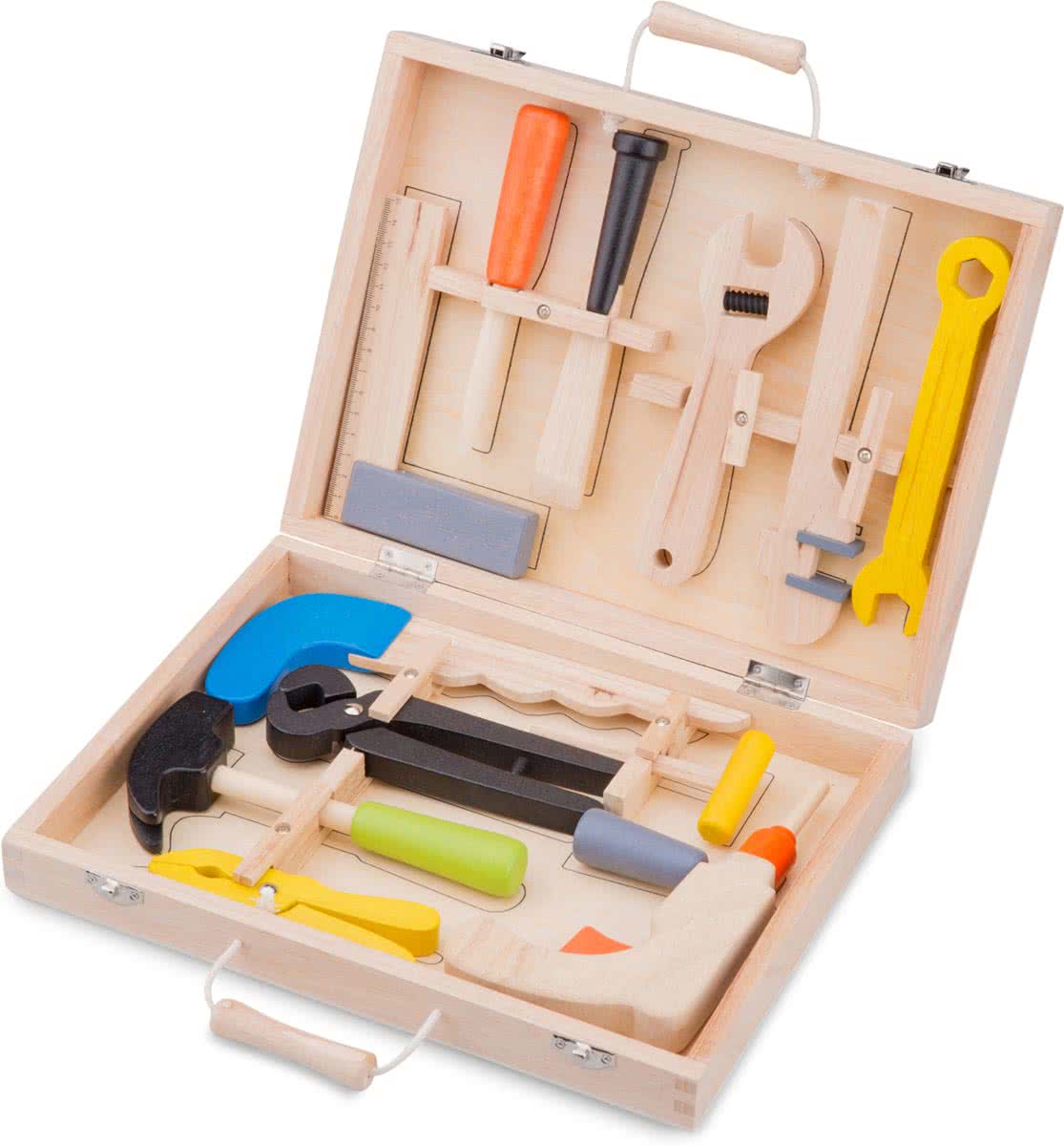   - Speelgoed Gereedschapskoffer - 13 delig