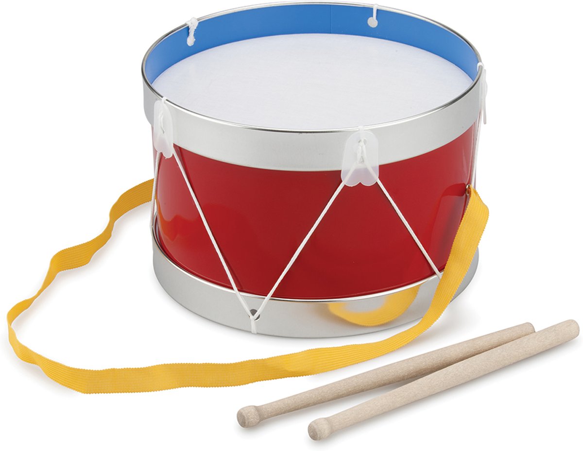 New Classic Toys - Trommel -  Ø 22 cm - Rood