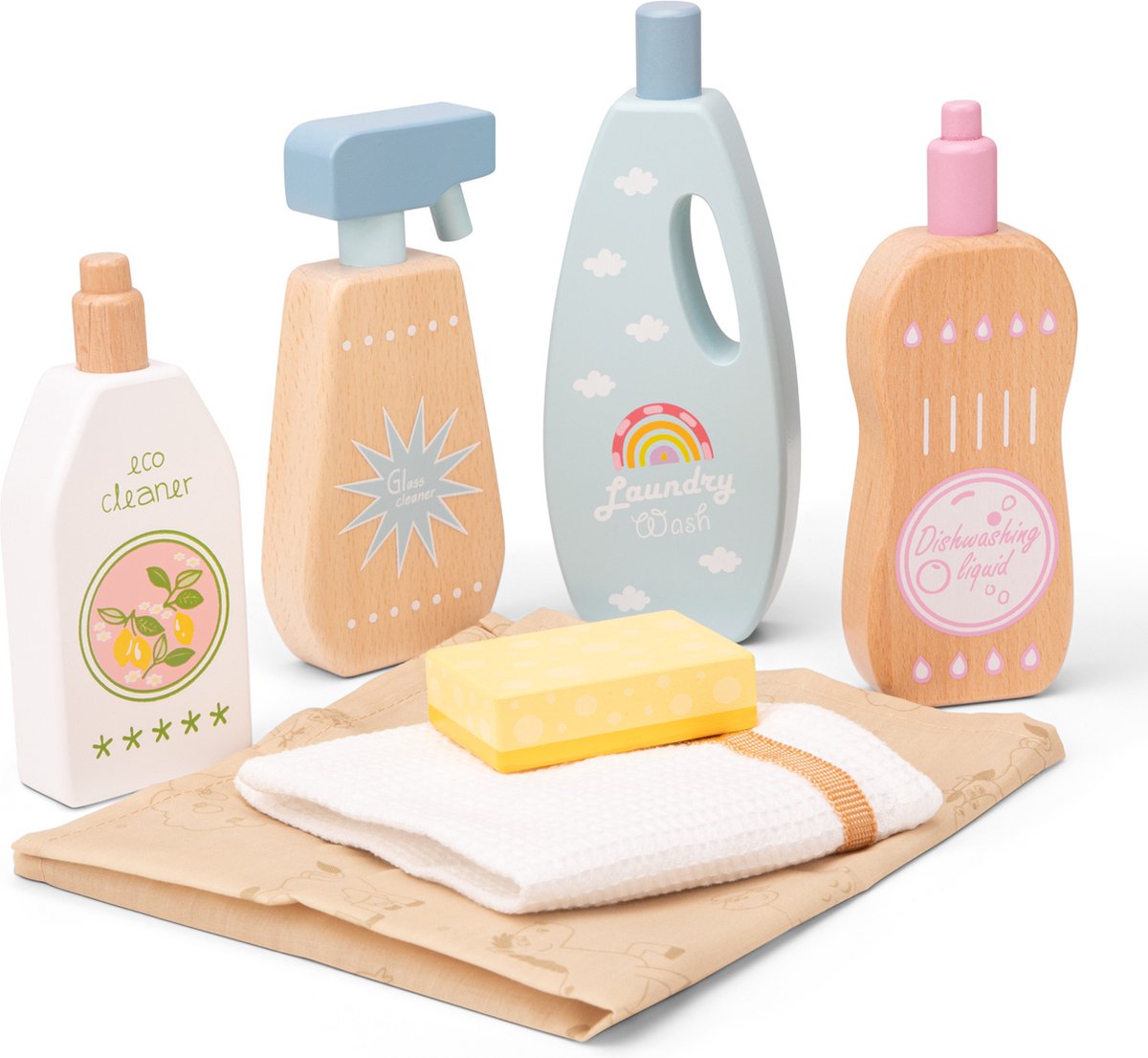   Houten Schoonmaakset