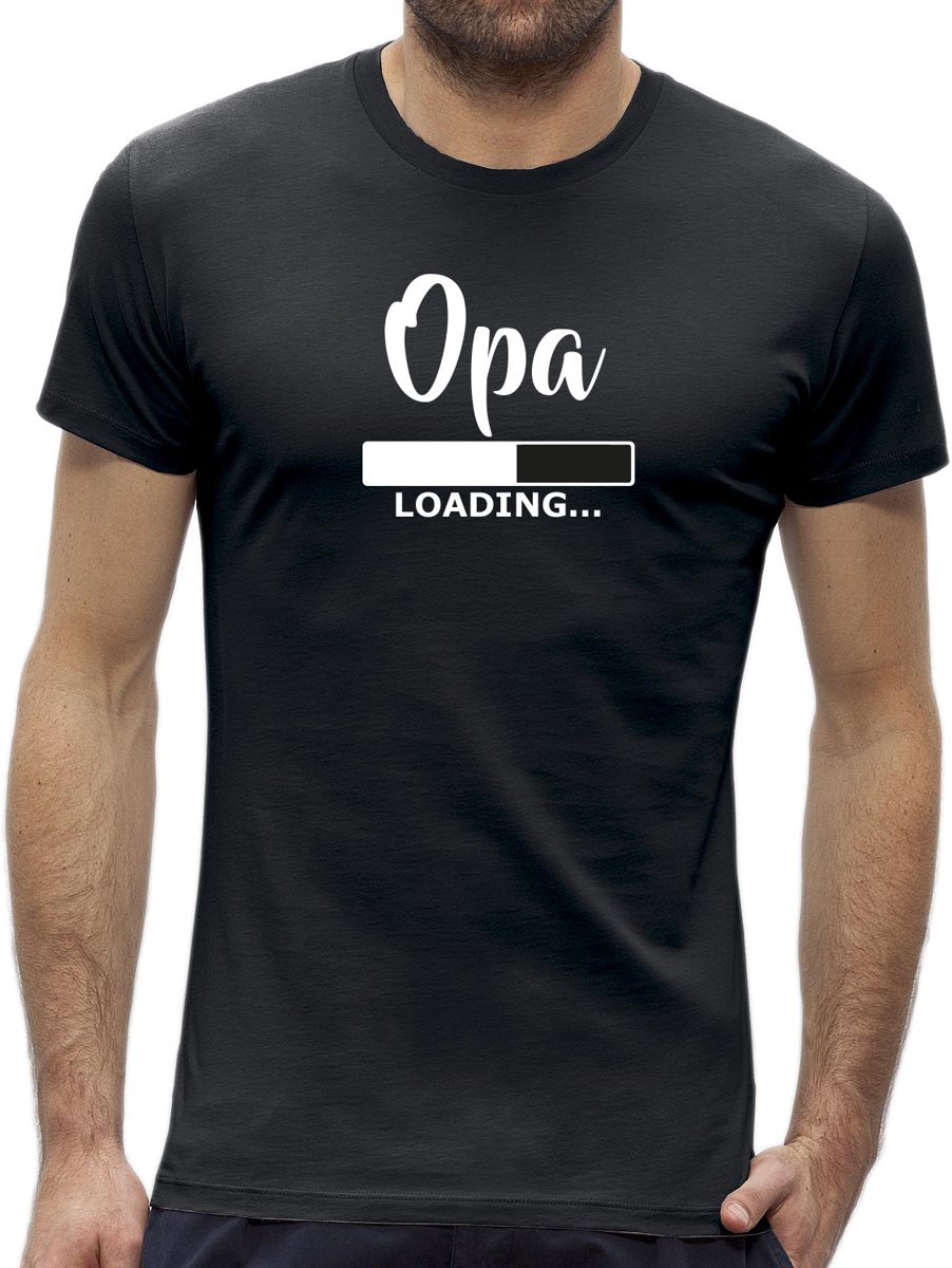 Aanstaande opa cadeau / verrassen met Loading shirt / Heren maat XXL / Origneel wordt opa kado