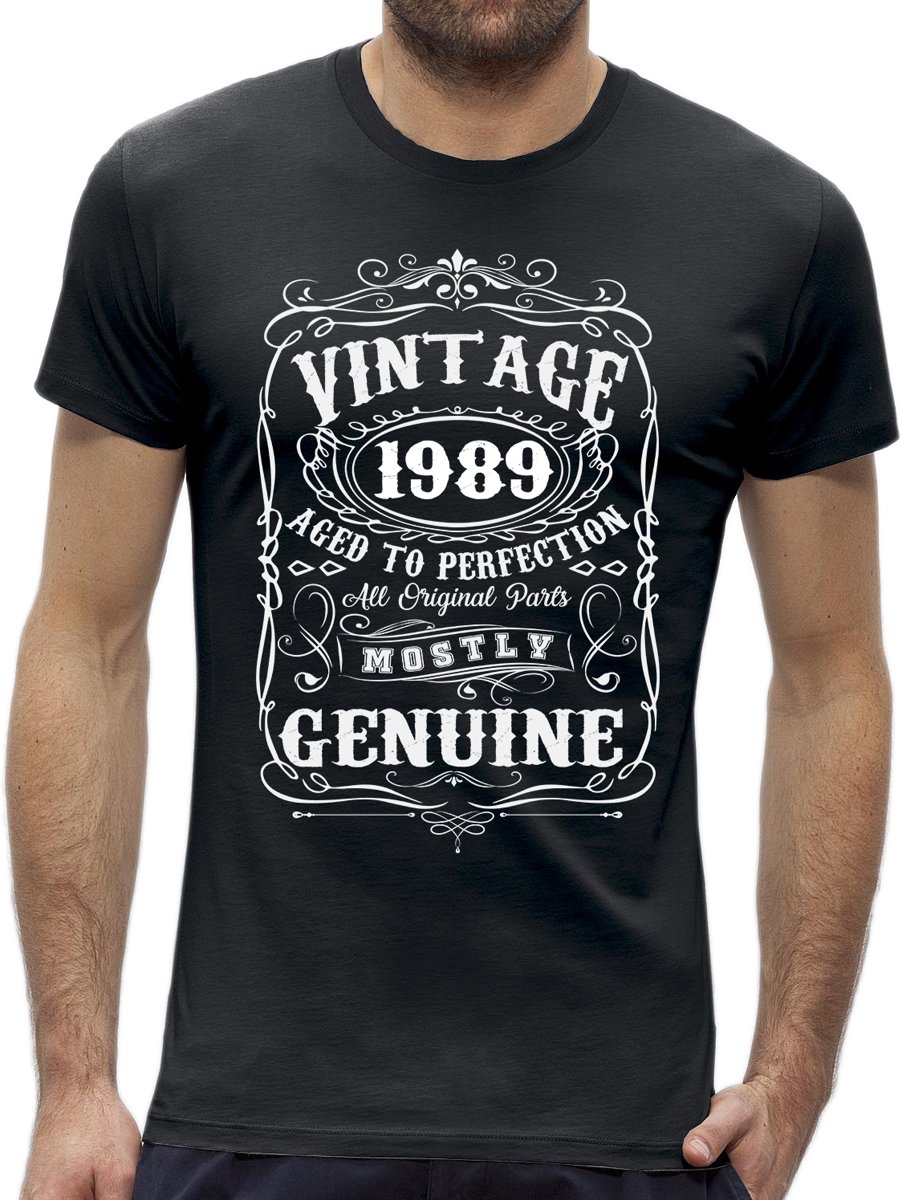 Perfection 30 jaar verjaardag t-shirt / kado tip / Heren maat L / cadeau / leeftijd