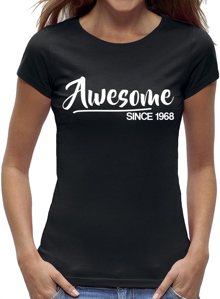 Sarah 50 jaar t-shirt / kado tip / dames maat XL / cadeau