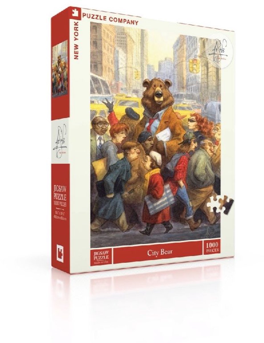 New York Puzzle Company Puzzel City Bear - 1000 stukjes