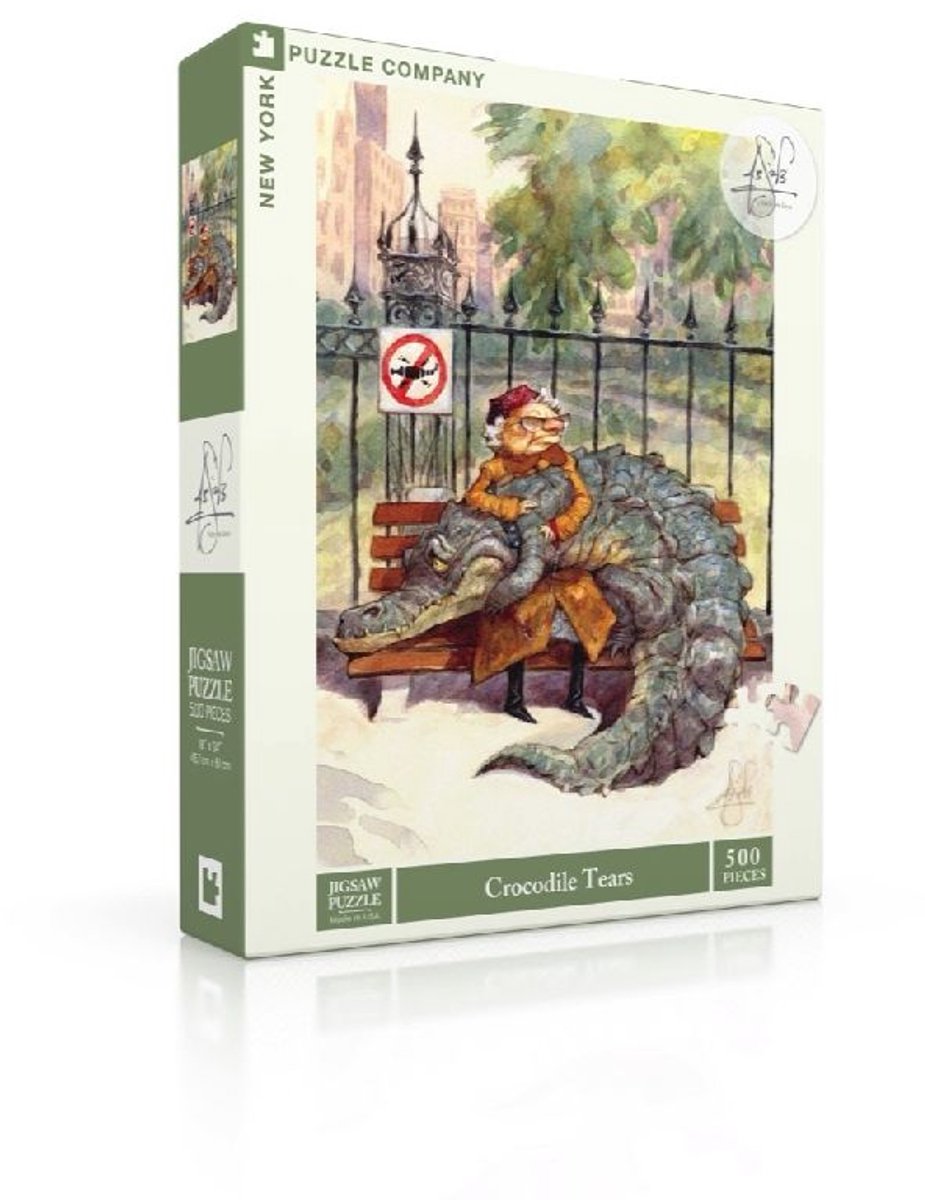New York Puzzle Company Puzzel Crocodile Tears - 500 stukjes