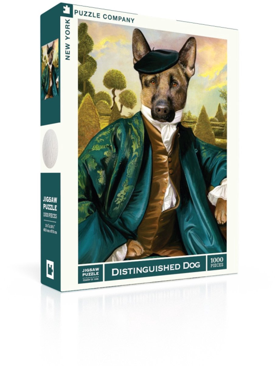 New York Puzzle Company Puzzel Distinguished Dog - 1000 stukjes