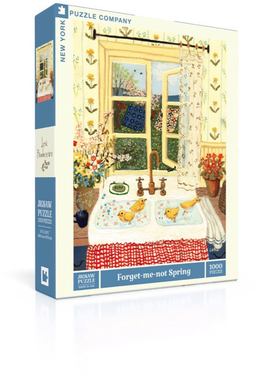 New York Puzzle Company Puzzel Forget-me-not Spring - 1000 stukjes