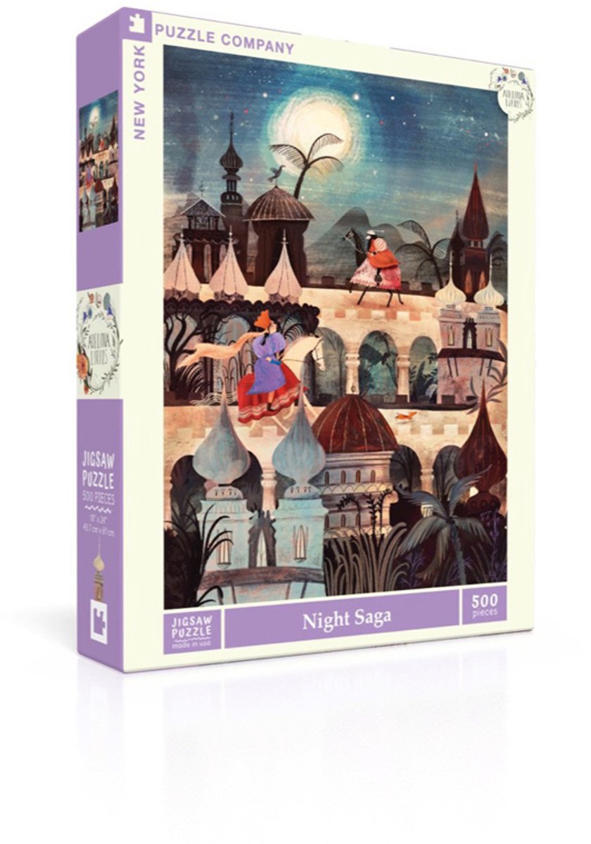 New York Puzzle Company Puzzel Night Saga - 500 stukjes