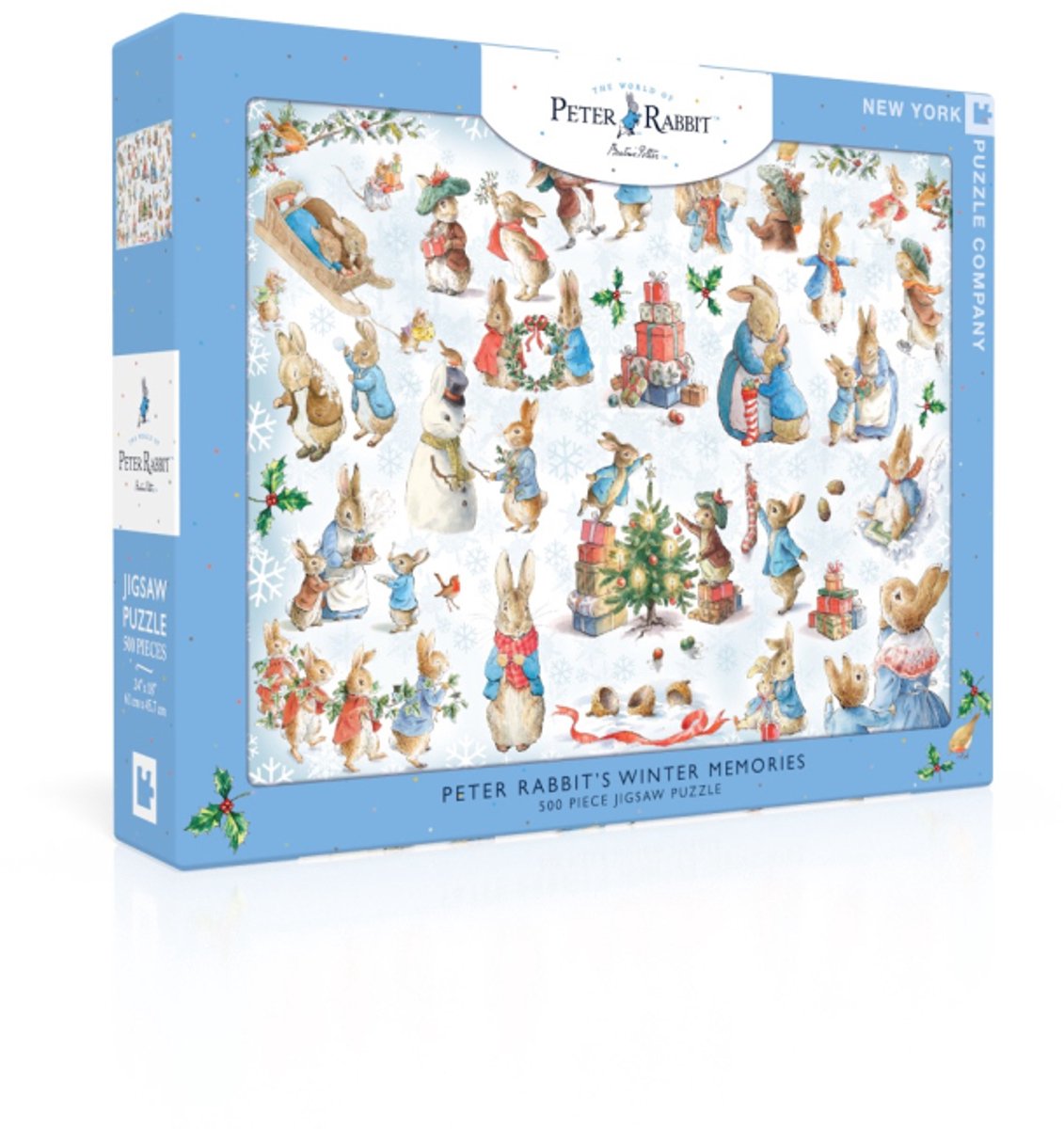 New York Puzzle Company Puzzel Peter Rabbits Winter Memories - 500 stukjes