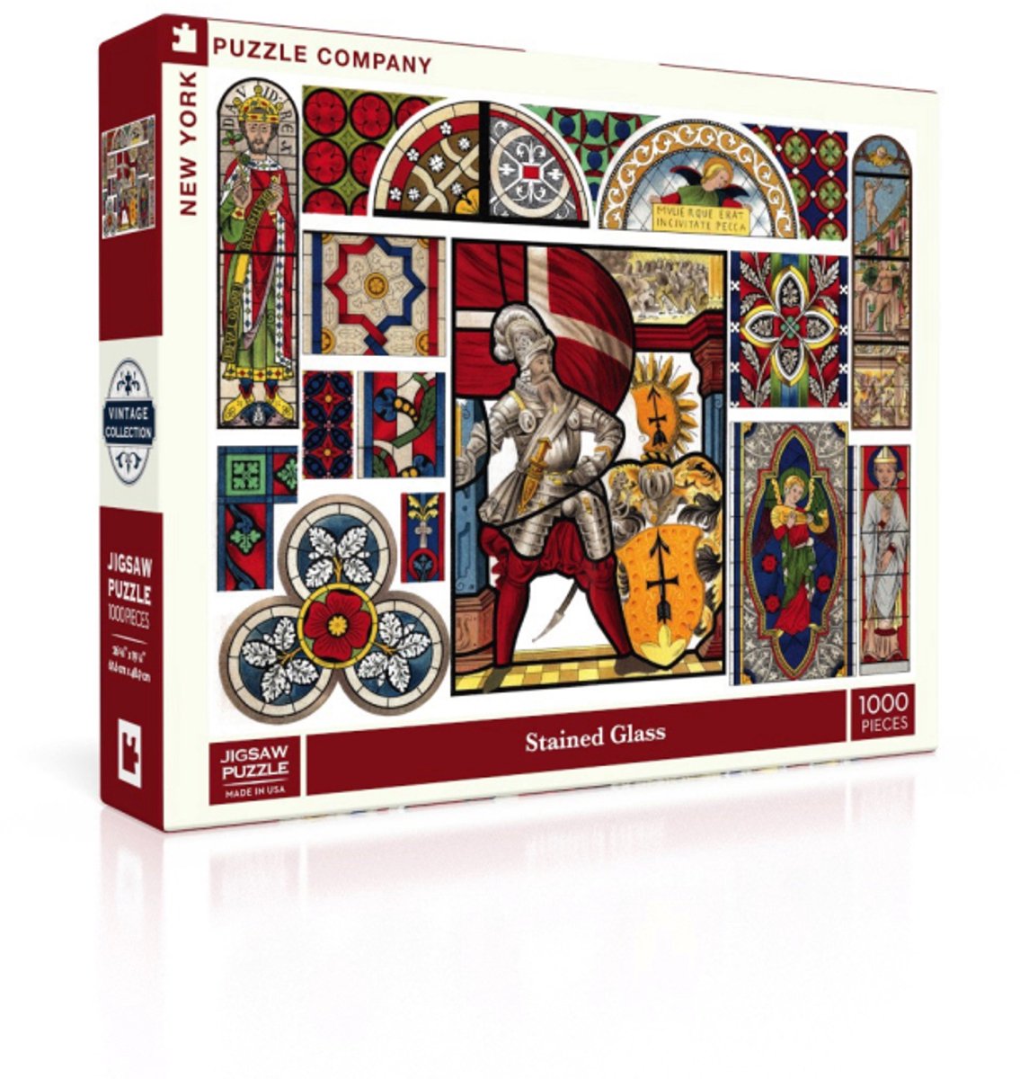 New York Puzzle Company Puzzel Stained Glass - 1000 stukjes