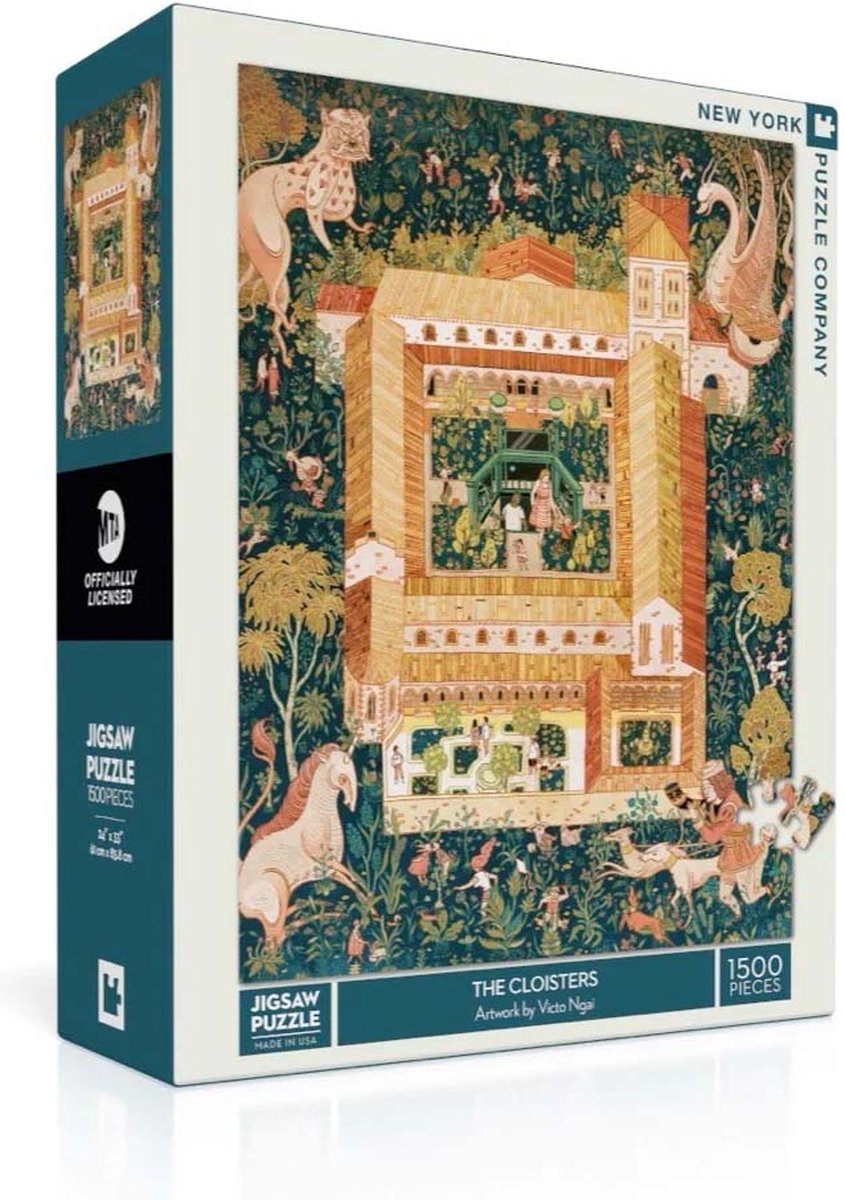 New York Puzzle Company Puzzel The Cloisters - 1500 stukjes