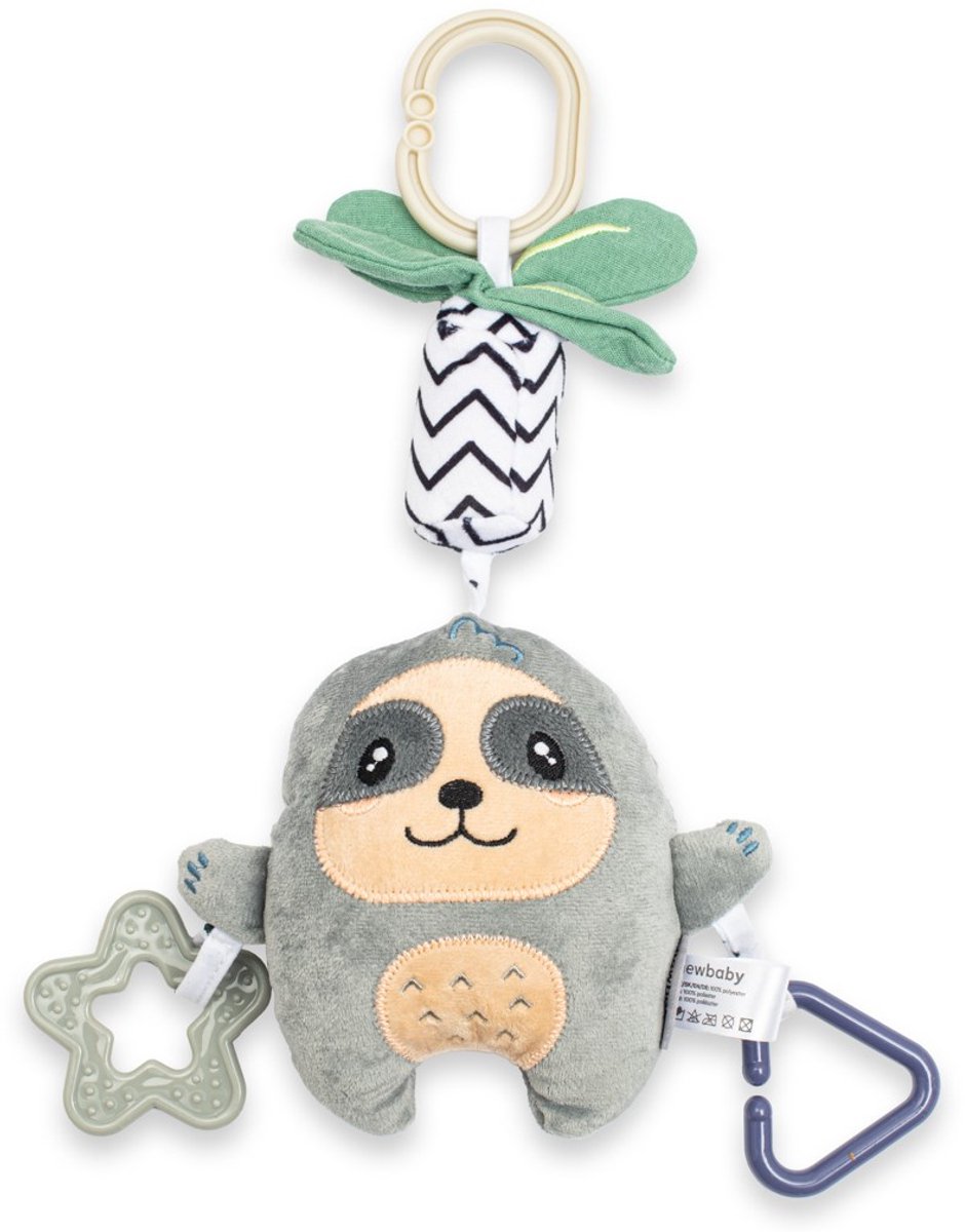 New Baby - Babymobiel - Plush Hanging Toy - Luiaard - Speelgoedhanger - Baby speelgoed - Pluche speelgoed - Schattig speelgoed - Speelgoed voor babys - Hangend speelgoed