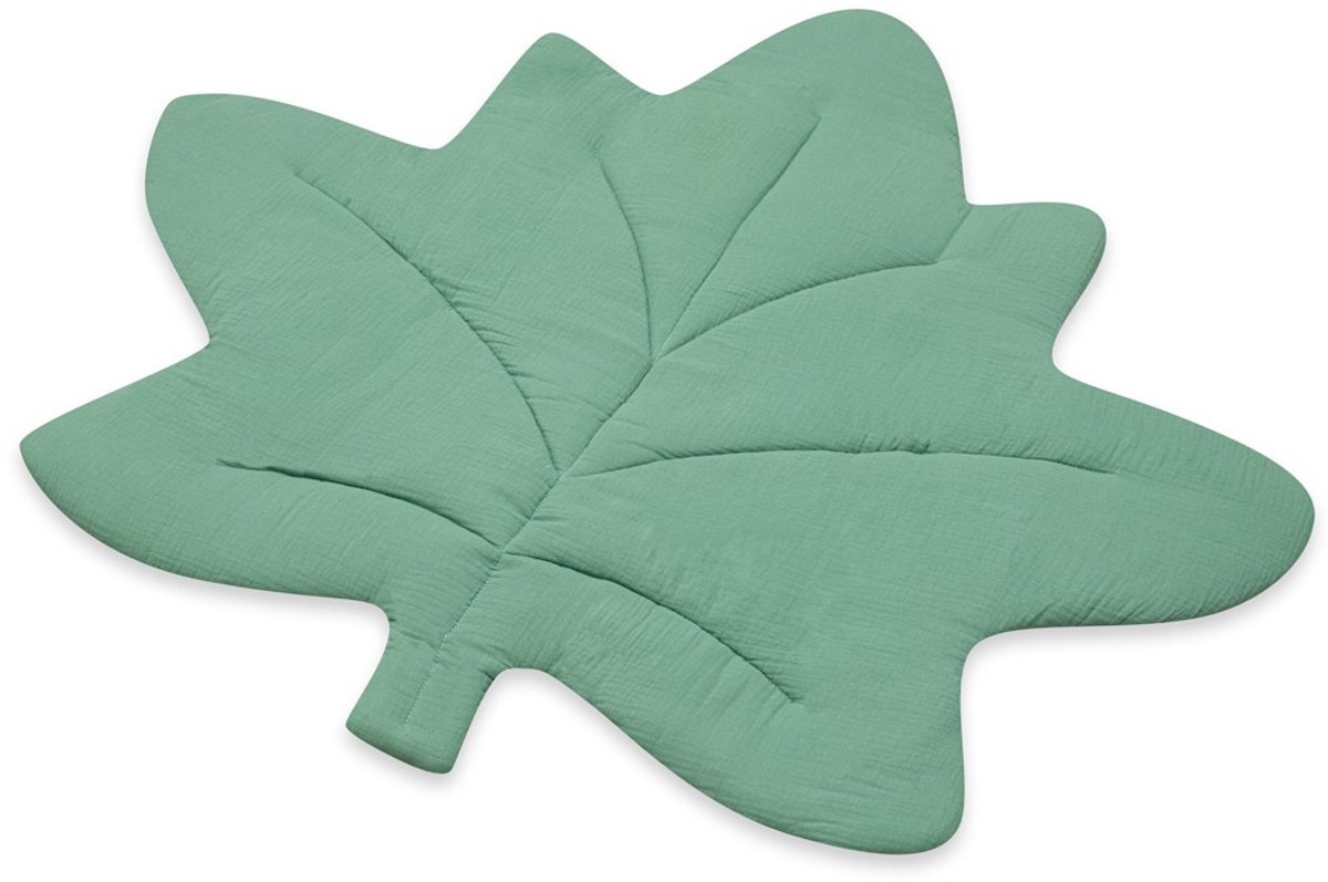 New Baby - Speelmat - Mušelín - Bladvorm - Mintgroen - Zacht - Decoratief - Speelkleed - Babyproducten - Activiteitenkleed