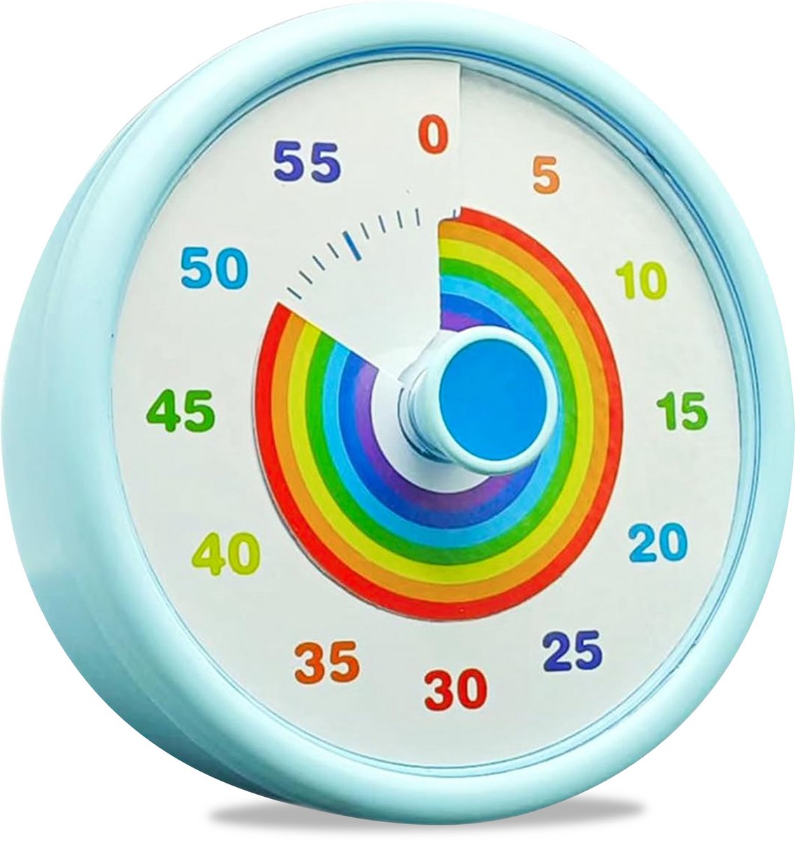 Visuele Timer voor Kinderen – 60 Minuten Aftelklok – Leerklok met Stiltefunctie – Voor Pomodoro & Time Management