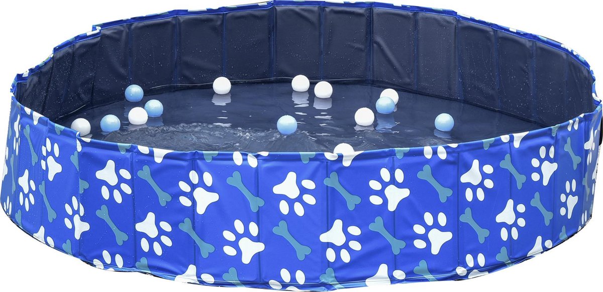 Hondenzwembad opvouwbaar - Honden - Honden speelgoed - Zwembaden - Ø120x30Hcm