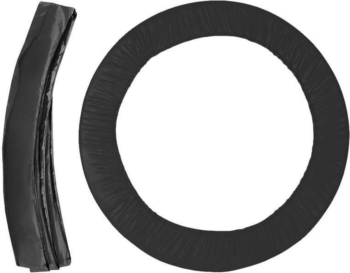 Trampoline rand afdekking - Trampoline beschermrand - 183 cm - Zwart
