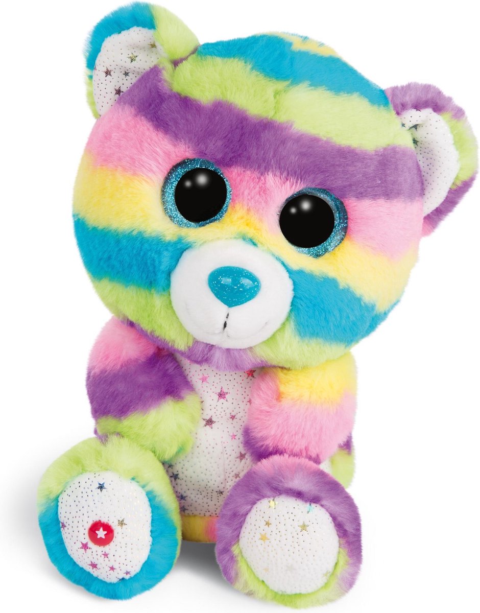 Nici Knuffel Glubschis Beer Junior 25 Cm Pluche Turquoise