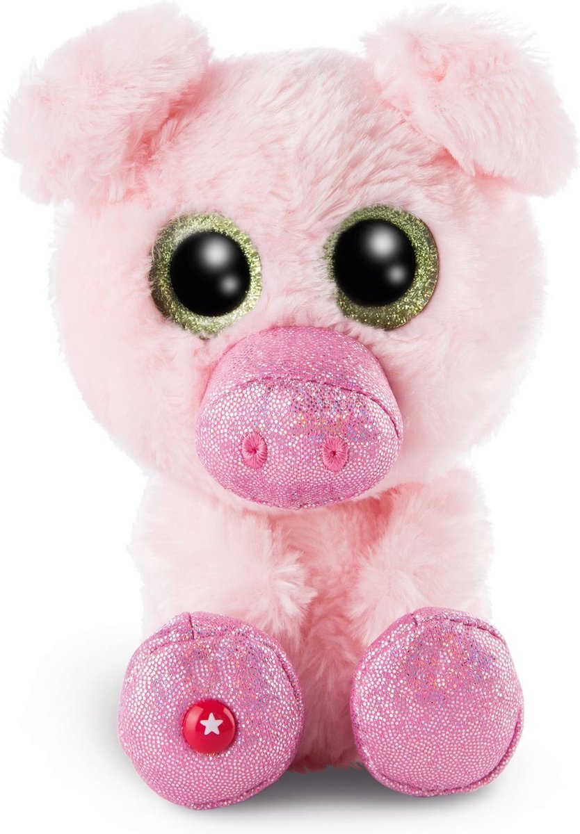 Nici Knuffel Glubschis Varken Junior 15 Cm Pluche Roze