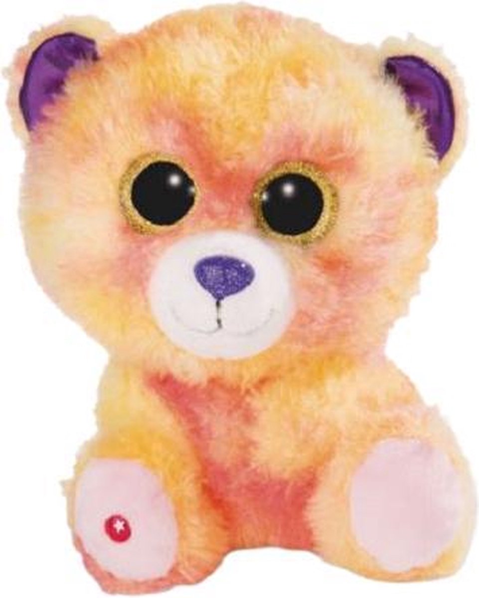 Nici Knuffelbeer Glubschis Junior 25 Cm Pluche Oranje/paars