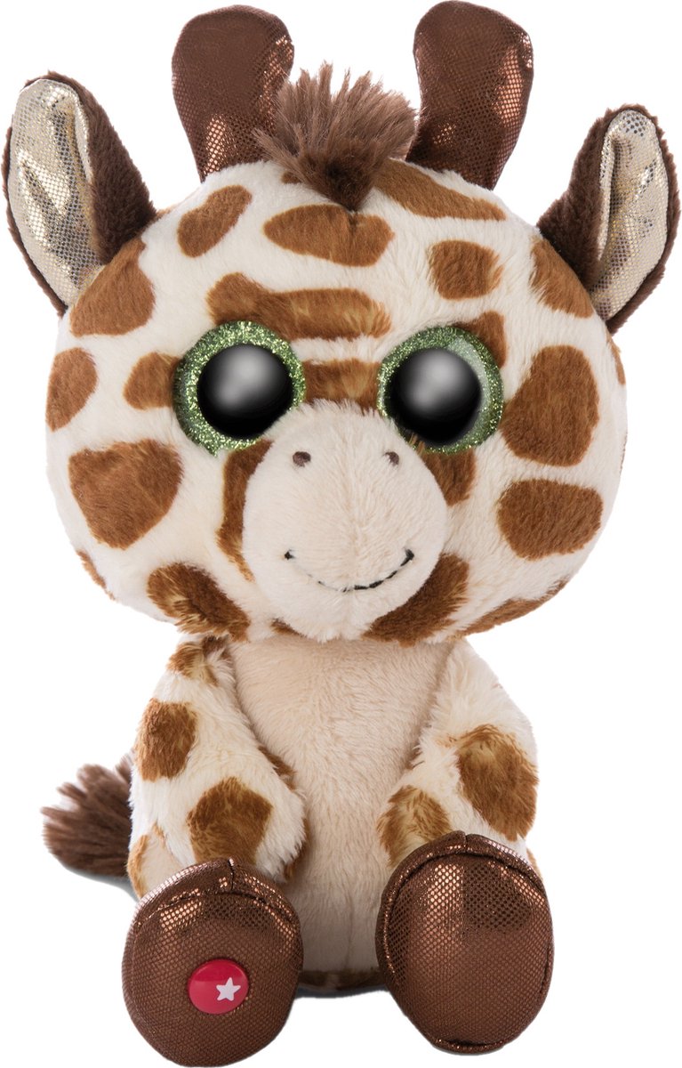 Nici Knuffelgiraf Giraffe Halla 15 Cm Polyester Beige/bruin