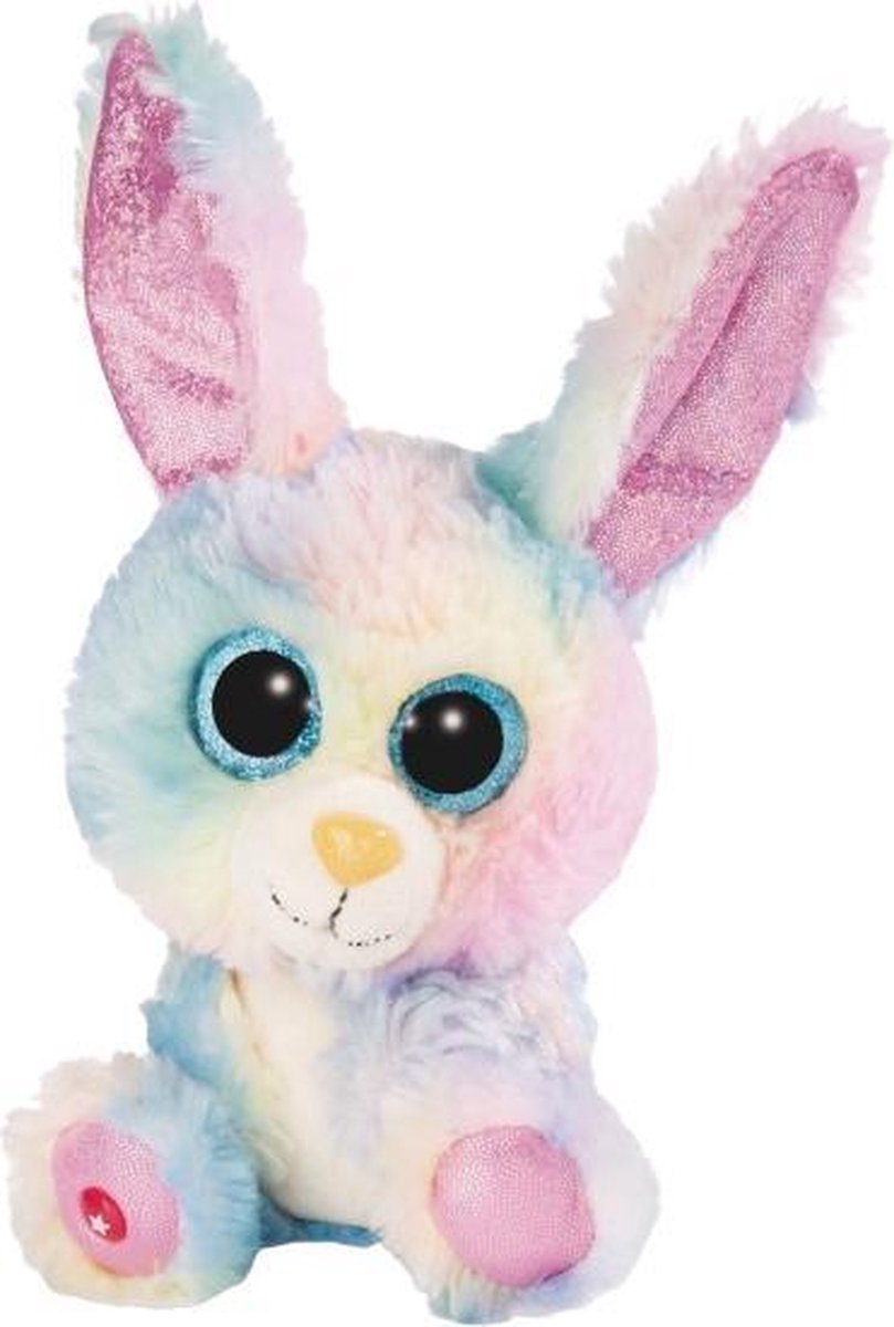 Nici Knuffelkonijn Glubschis Candy Junior 15 Cm Pluche