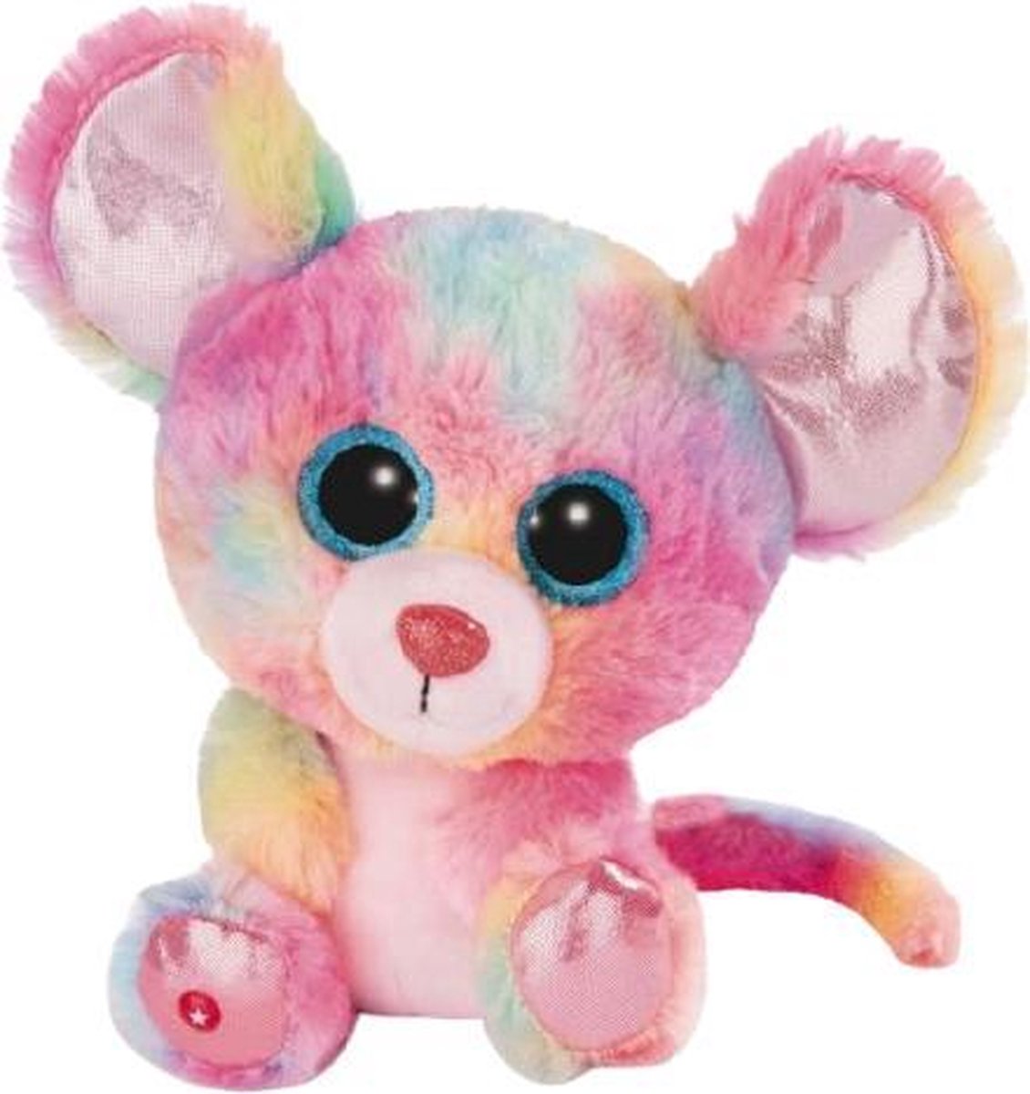 Nici Knuffelmuis Glubschis Candypop Junior 25 Cm Pluche