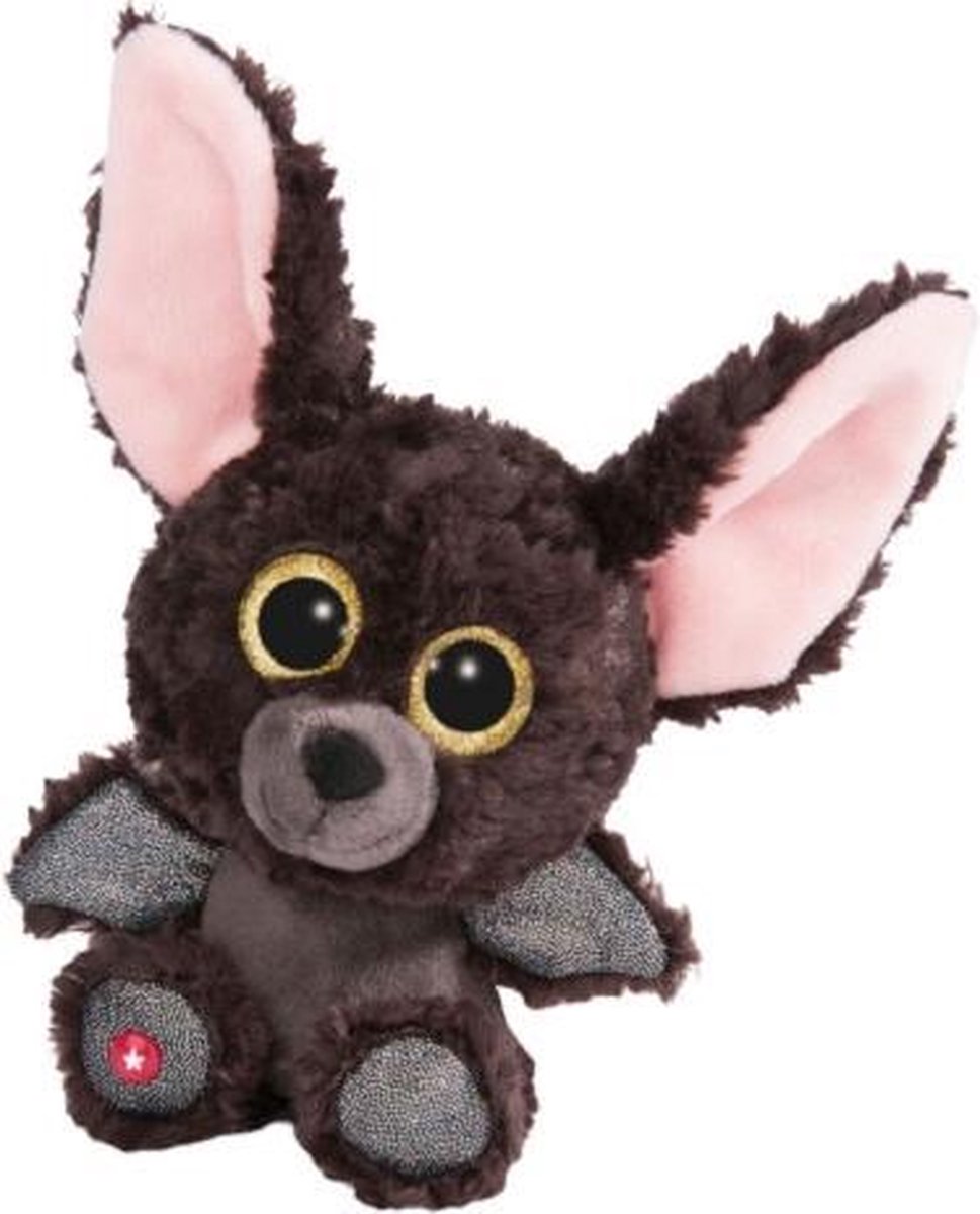 Nici Knuffelvleermuis Glubschis Junior 15 Cm Pluche Bruin