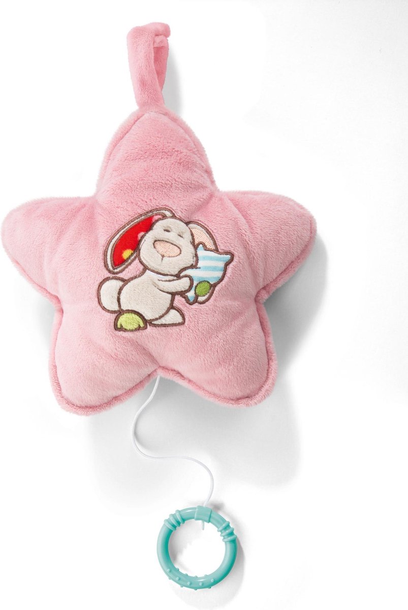 Nici Muziekdoosje Rabbit Tilli Junior 21 X 21 Cm Pluche Roze