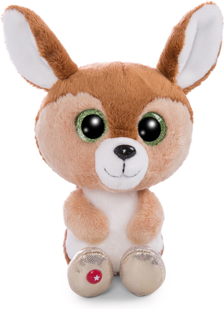 Nici pluche knuffel reekalf Feena - Glubschis 15cm pluche speelgoed.