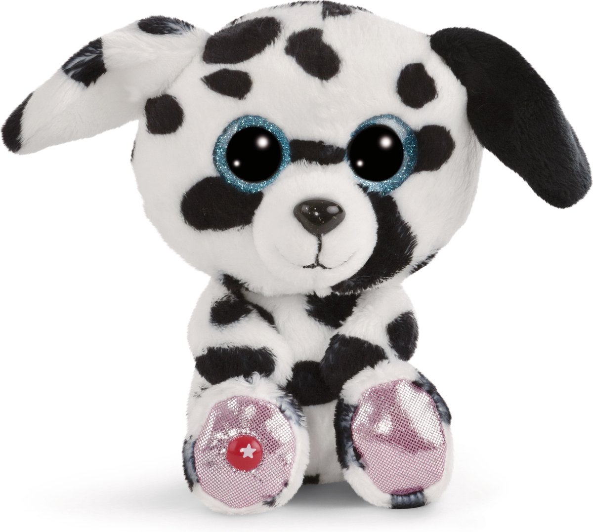 Nici pluchen knuffel hond Dalmatier Dottino 15cm - Glubschis speelgoed.