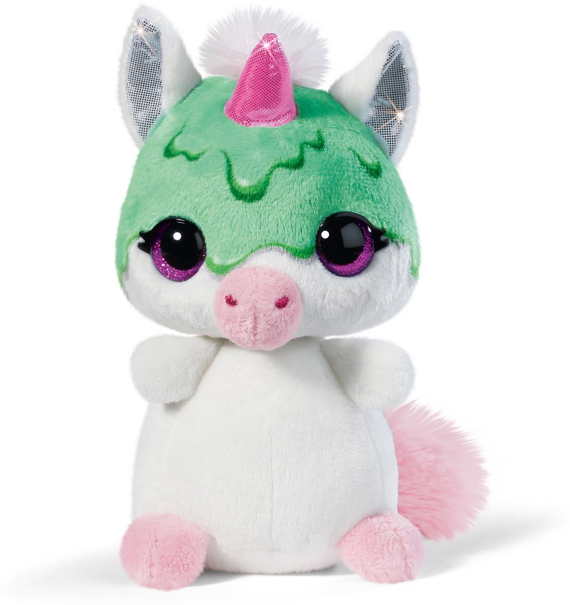 Nicidoos knuffel unicorn Guzz sirup 12cm
