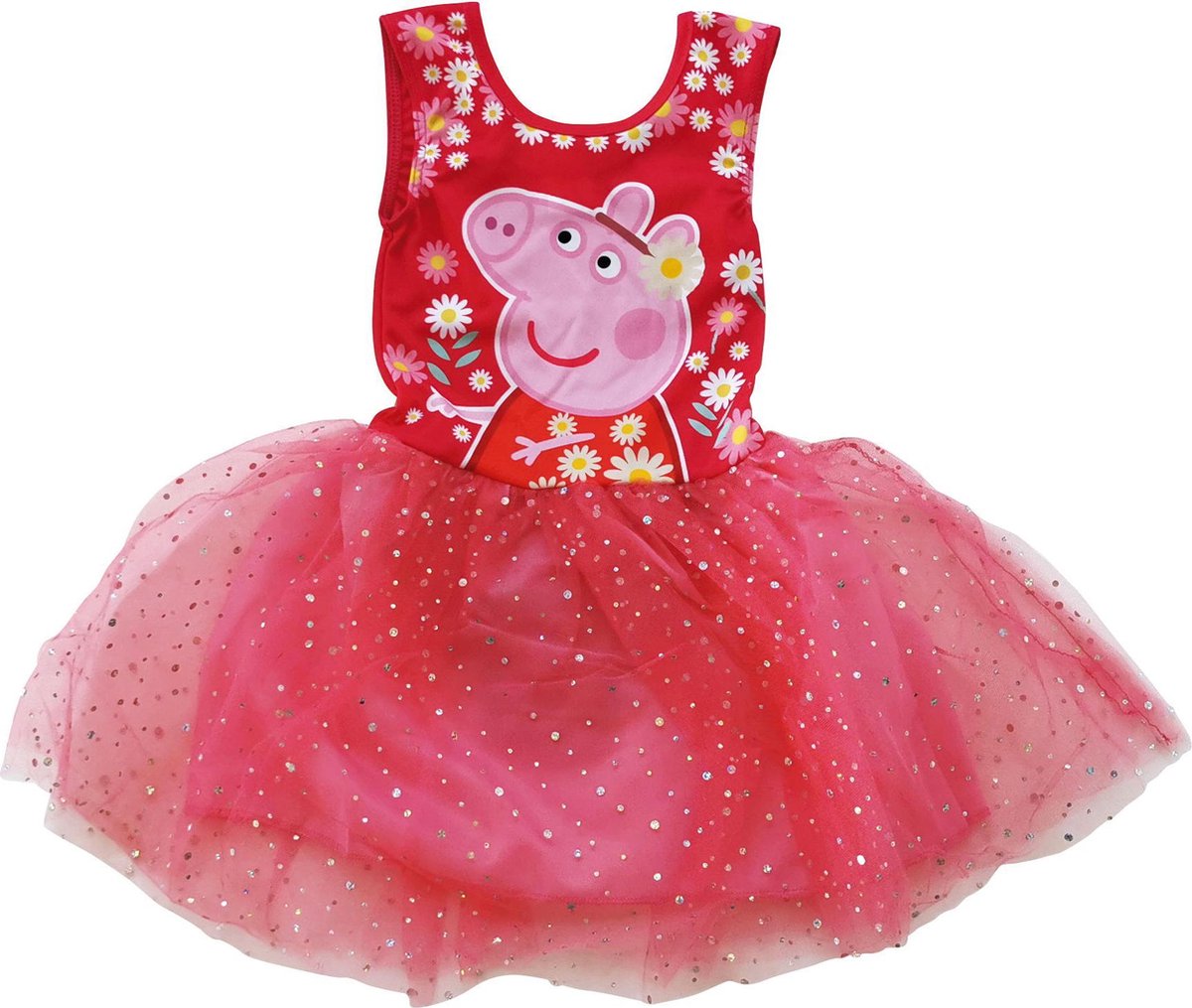 Nickelodeon Balletpakje Peppa Pig Meisjes Polyester Donkerroze Mt 104