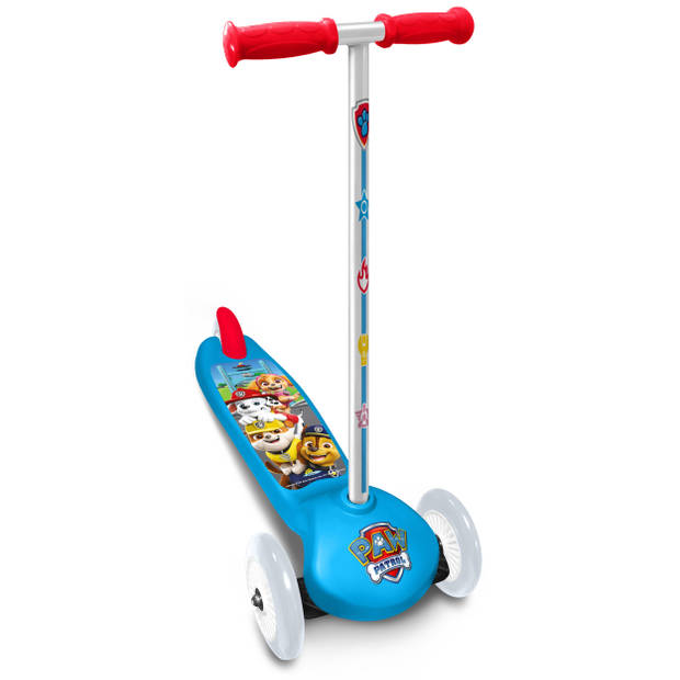Nickelodeon Paw Patrol 3-wiel Kinderstep Voetrem Blauw