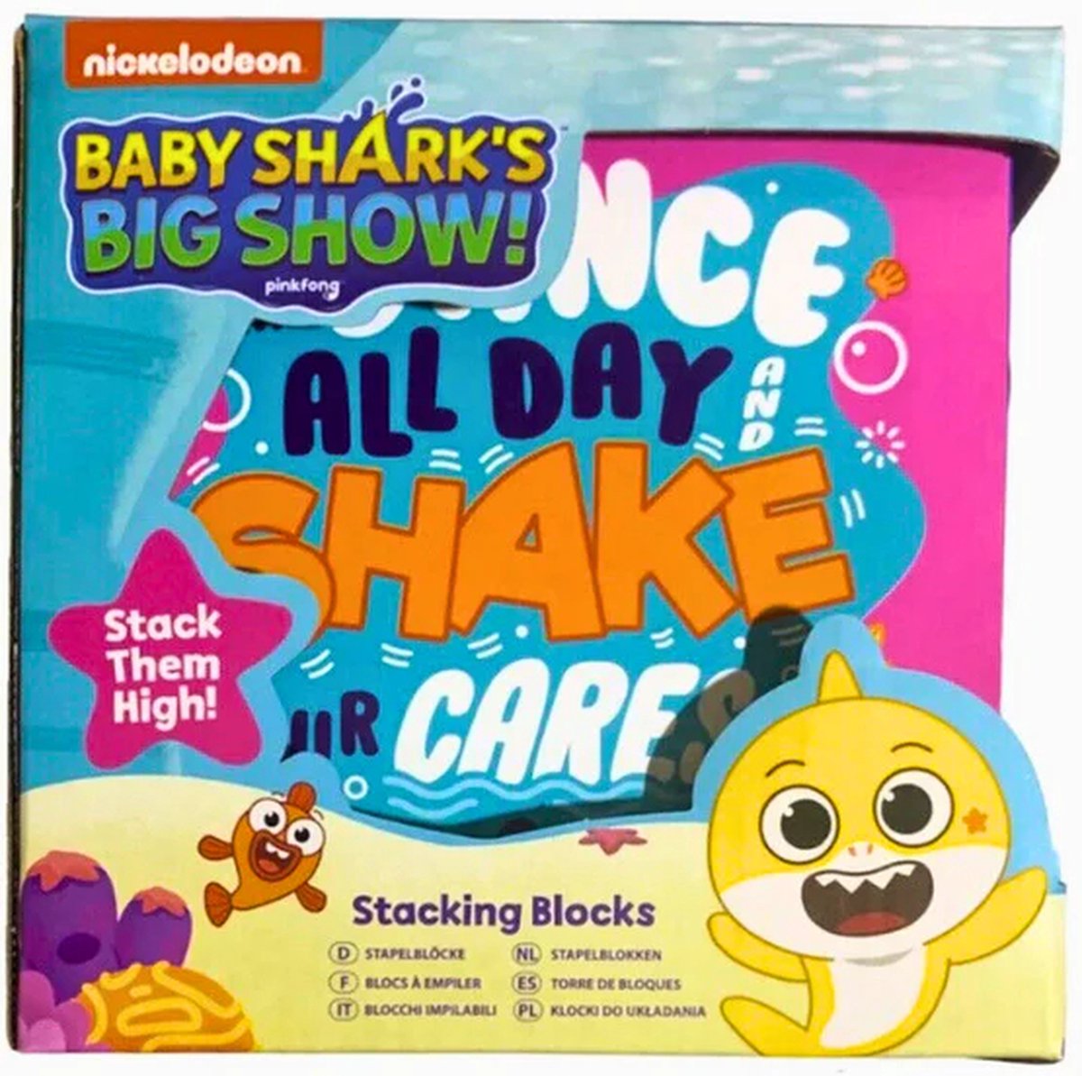 Officiële Baby Shark stapelblokken