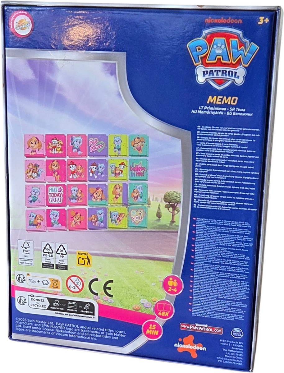 Paw Patrol Skye Memo spel