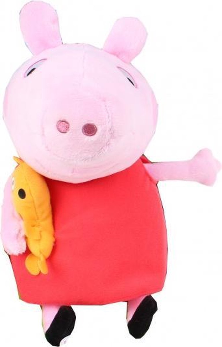 knuffel Peppa Pig pluche rood 25 cm