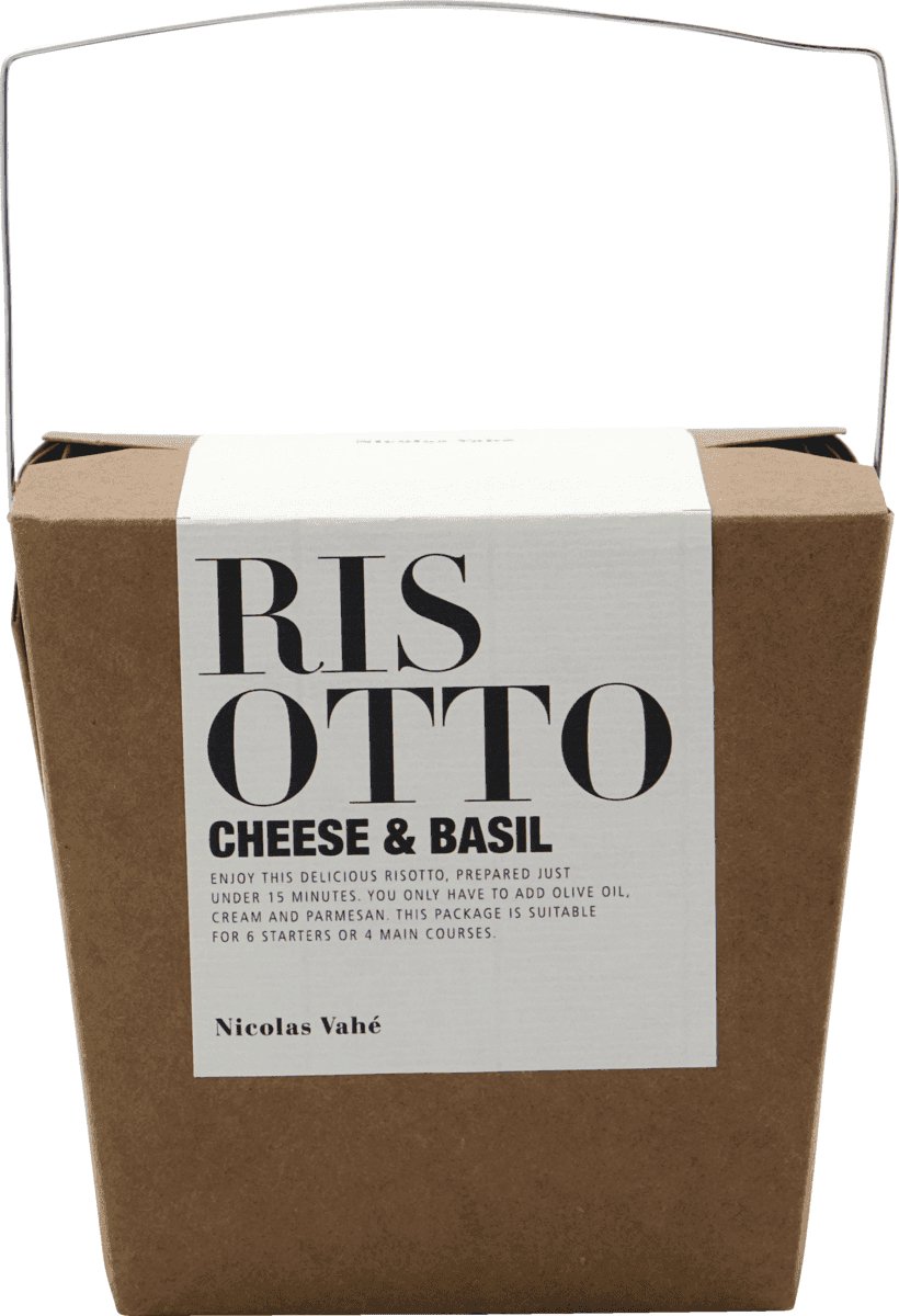Kaas en basilicum risotto pakket
