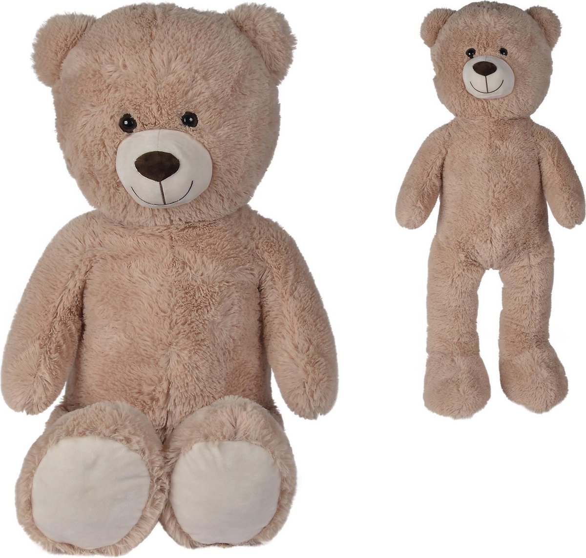   Beer beige 100cm staand - knuffeldier