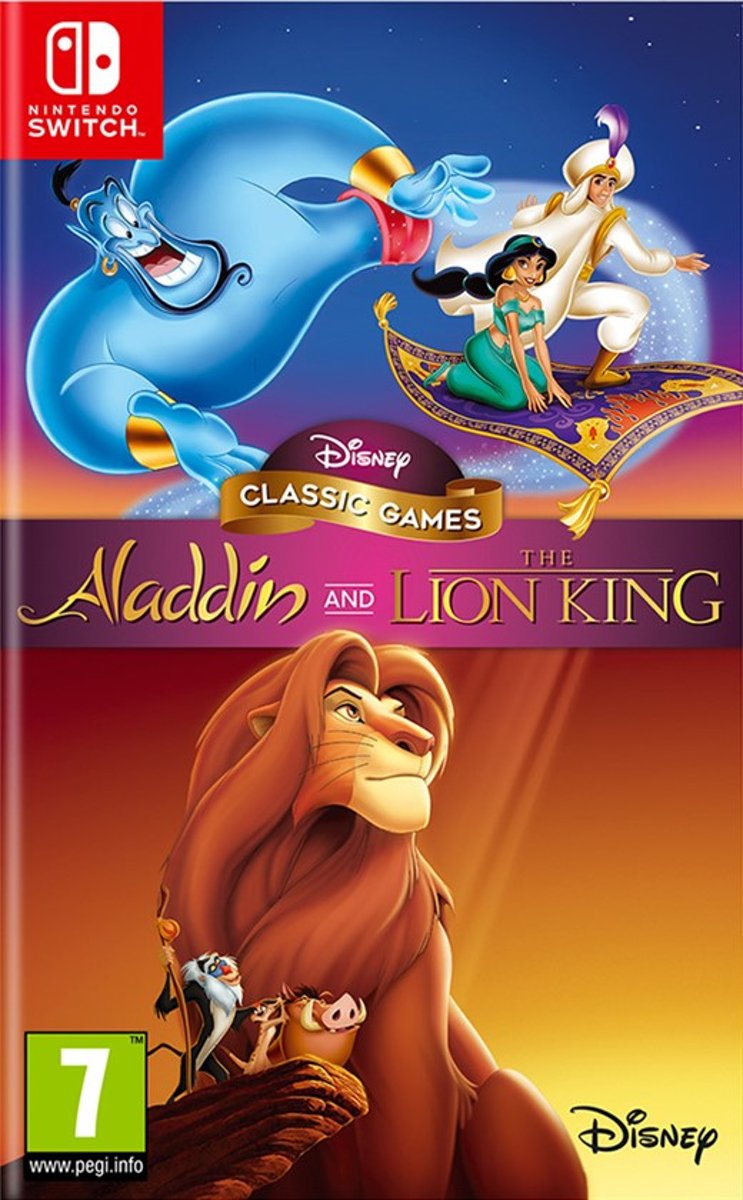 Disney Classic Games: Aladdin and The Lion King Nintendo Switch