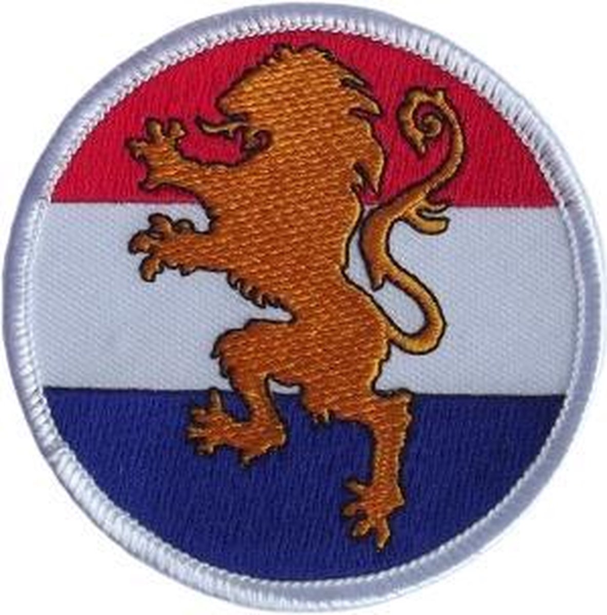 Badge Nederlandse Vlag met Leeuw