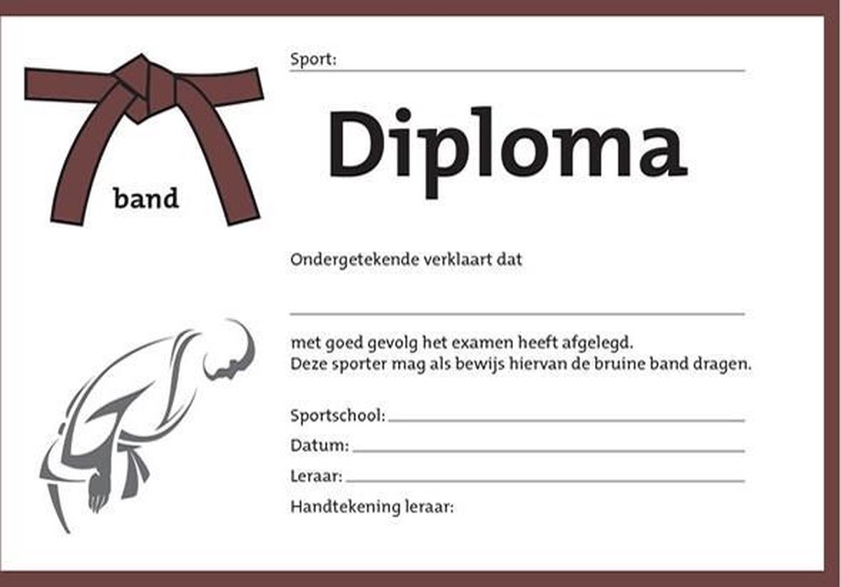 Diploma Bruin