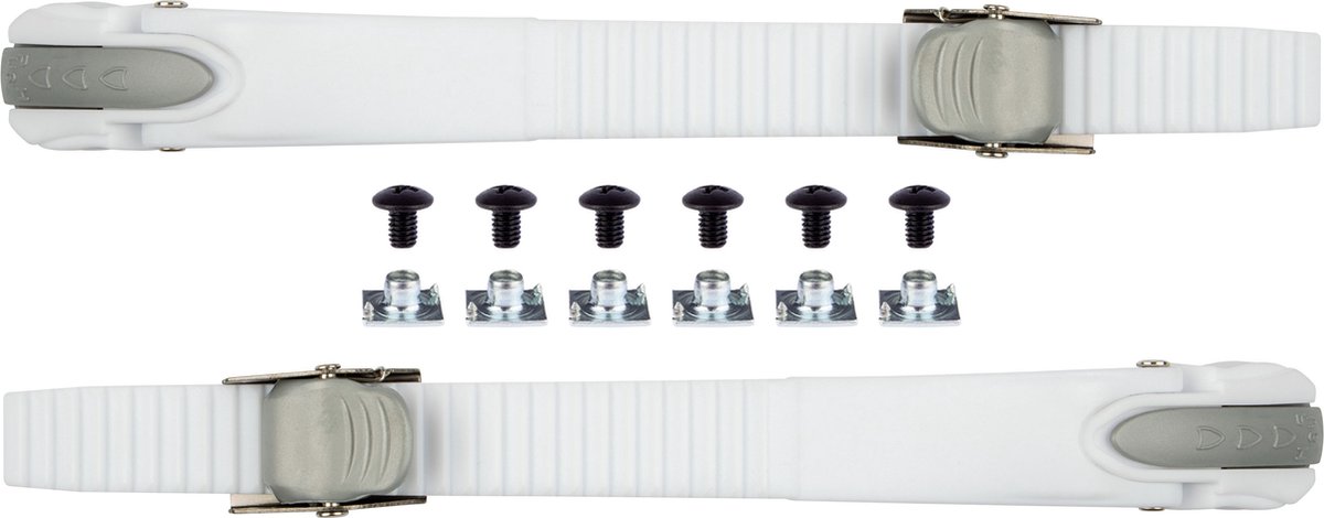 Nijdam Snelsluitingset - AA- 2 stuks - wit