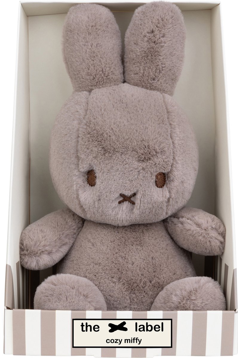 Nijntje Cozy Miffy Knuffel - Taupe - 23 cm