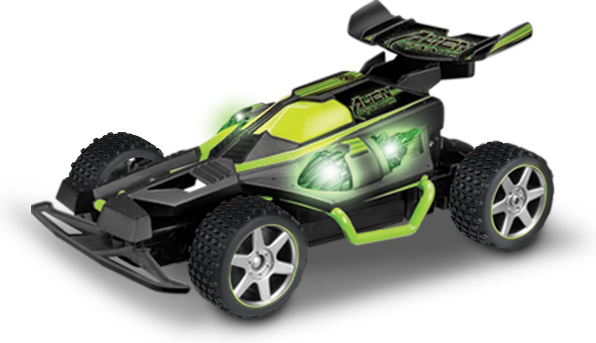 Nikko - Race Buggies - Bestuurbare Auto - Afstandsbestuurbare Auto - RC Auto Voor Kinderen - Voor binnen en buiten - Alien Panic Green
