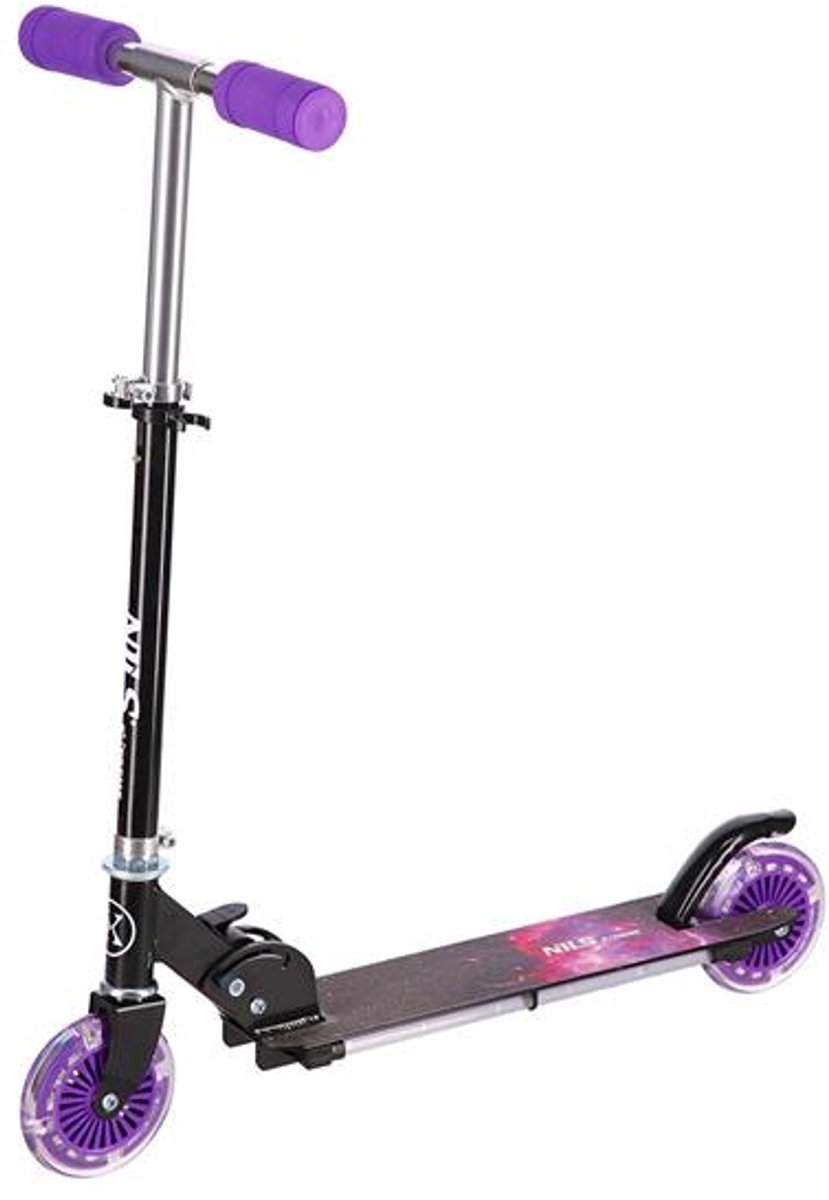 Nils Extreme HD025 Zwart / Paars Vouwstep