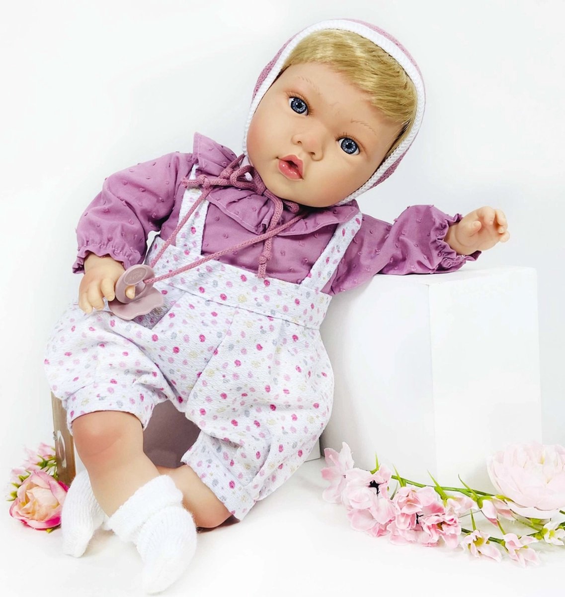 Nines d Onil Babypop Susette Plumeti 45 cm