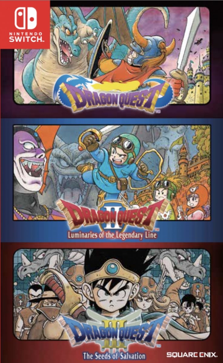 Dragon Quest 1, 2, 3 - Switch