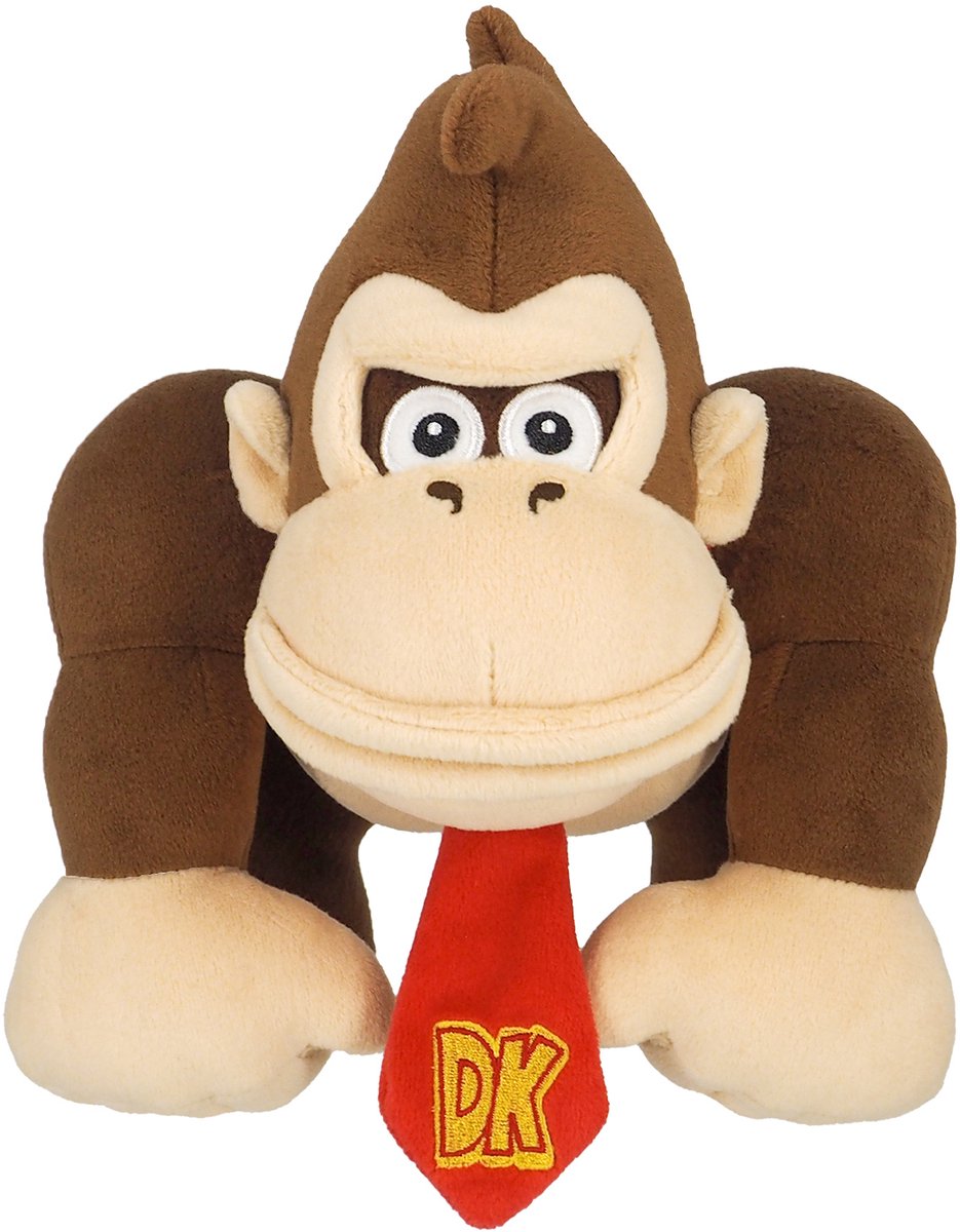 Nintendo Together + Super Mario Bros – Donkey Kong Official Licensed knuffel – 22 cm pluche