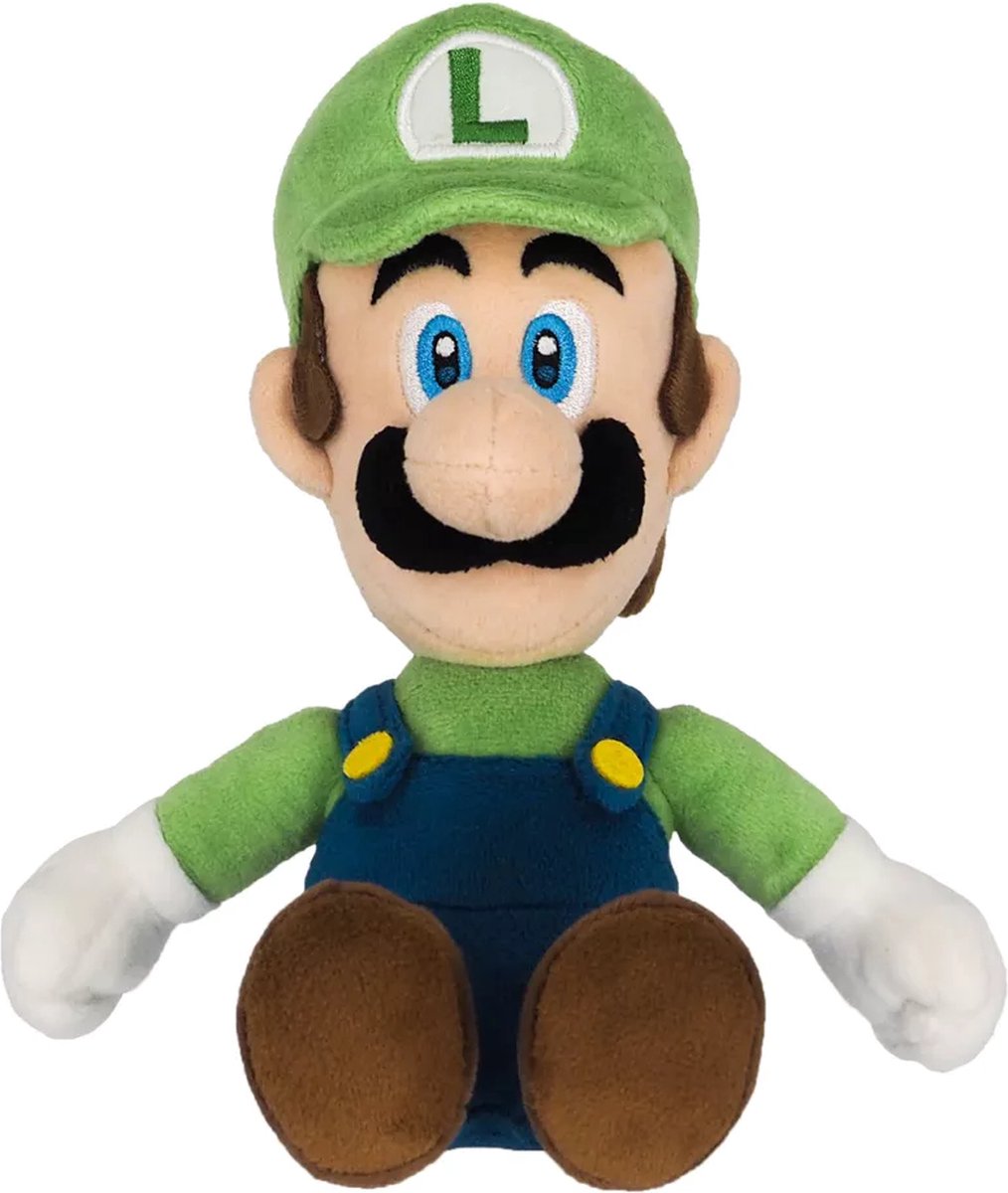 Nintendo Together + Super Mario Bros – Luigi Official Licensed knuffel – 26 cm