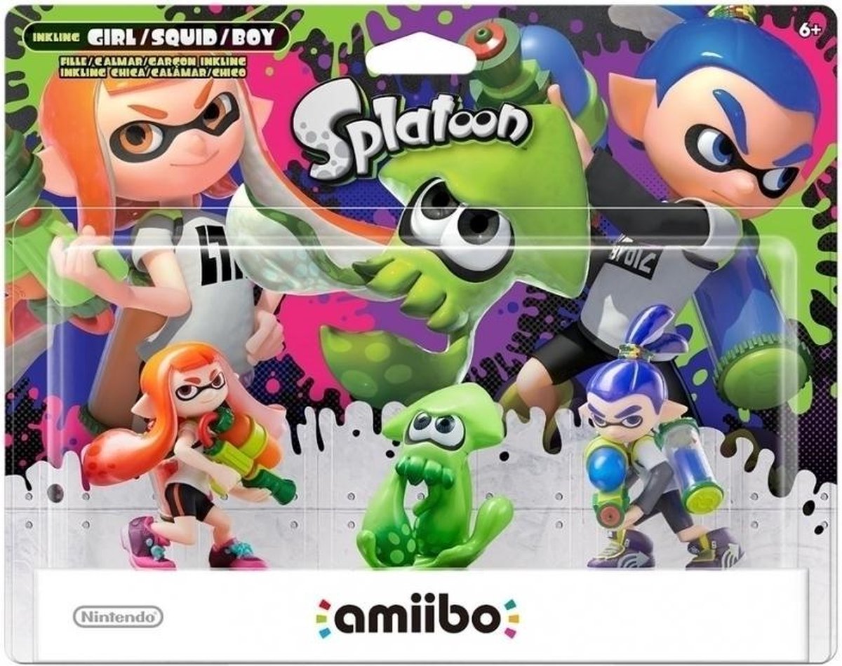 Amiibo Splatoon Triple Pack (import)