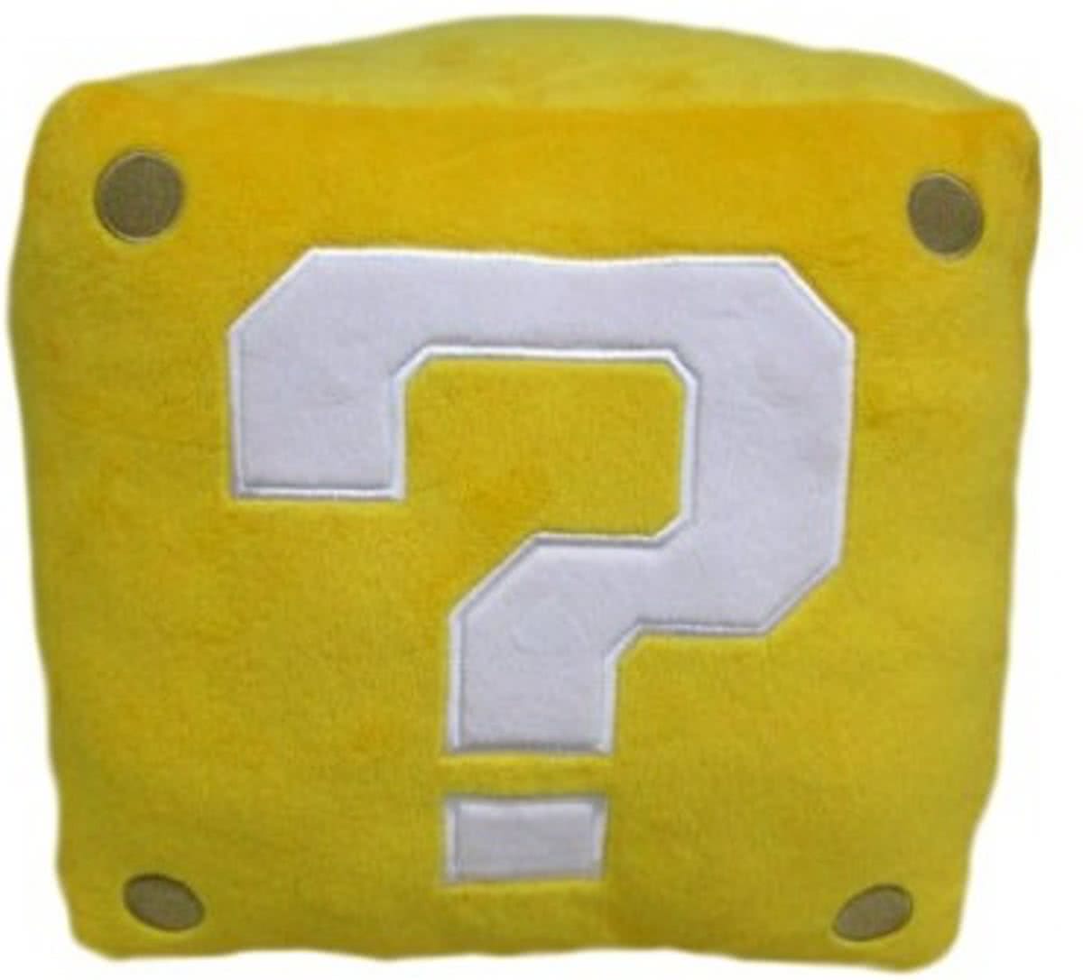 Nintendo - Pluche Coin Box Gele Kubus 25cm